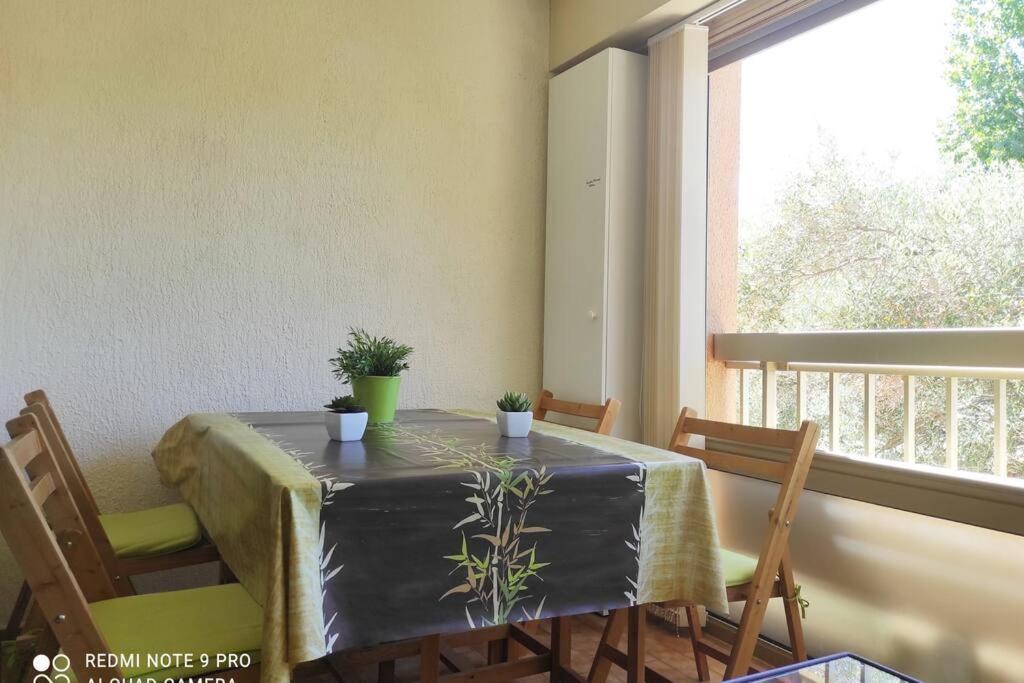 Studio Zen Sud Plage A Pied Pin Rolland Sablettes Saint-Elme Ngoại thất bức ảnh